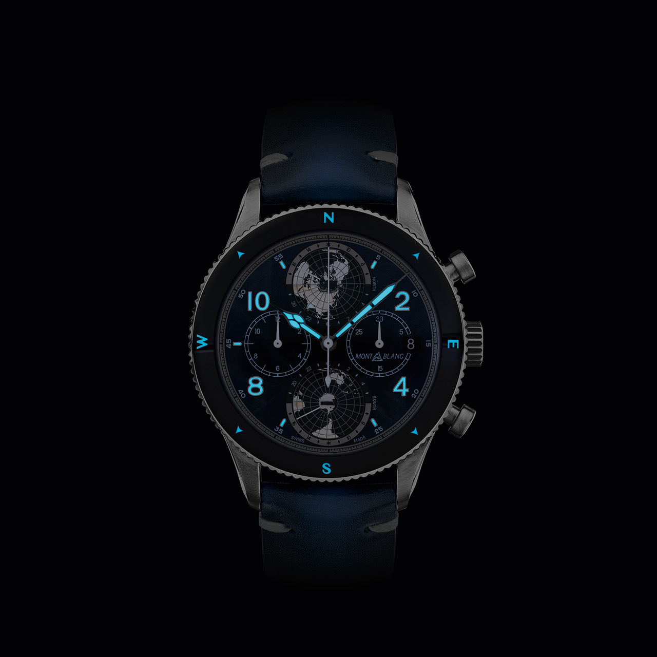 Montblanc 1858 Geosphere Chronograph 0 Oxygen LE290