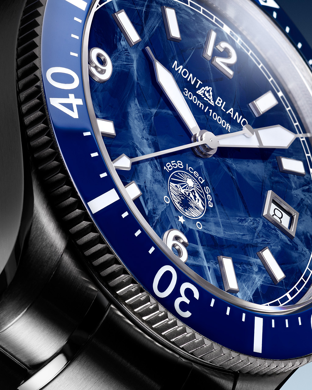 Montblanc 1858 Iced Sea Automatic Date