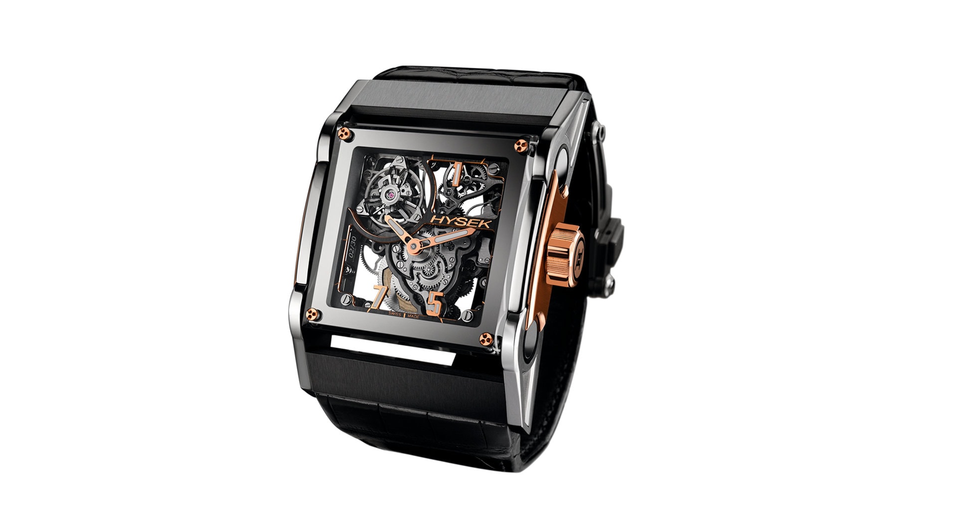 Skeleton tourbillon hysek abyss ハイゼック Hysek アビス ABYSS ビジューワタナベ・白金台オルロジュリ ブランド腕時計の正規販売店紹介サイト グレッシブ