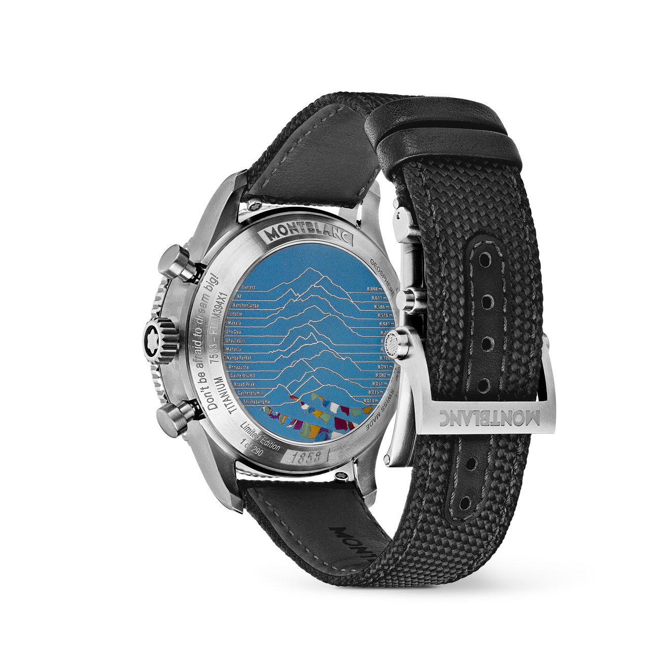 Montblanc 1858 Geosphere Chronograph 0 Oxygen The 8000 LE290