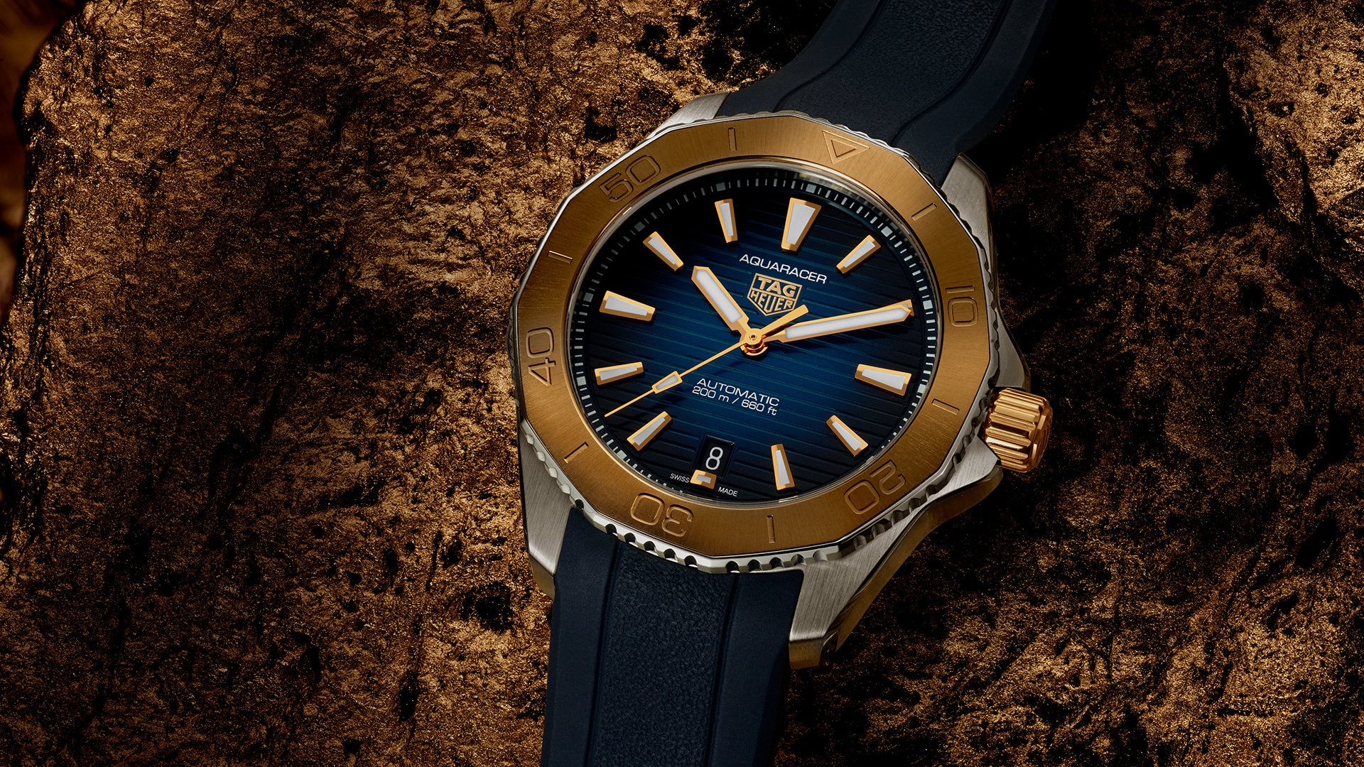 Tag heuer aquaracer steel and gold online