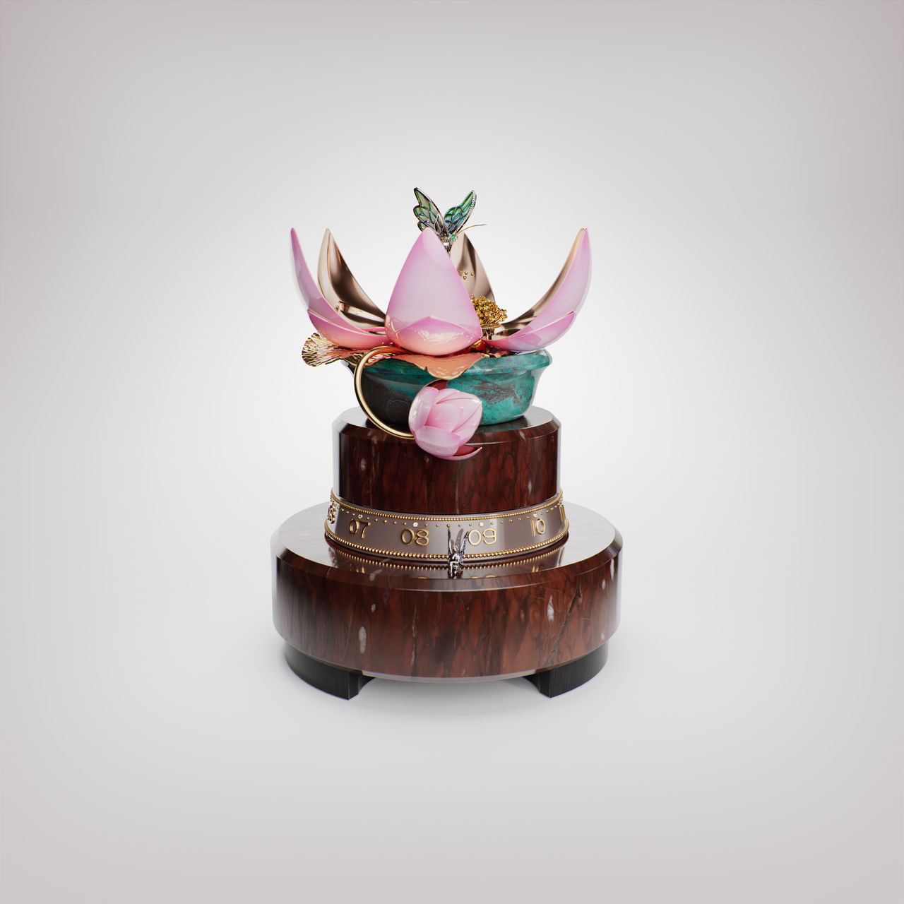 Floraison du Nénuphar automaton