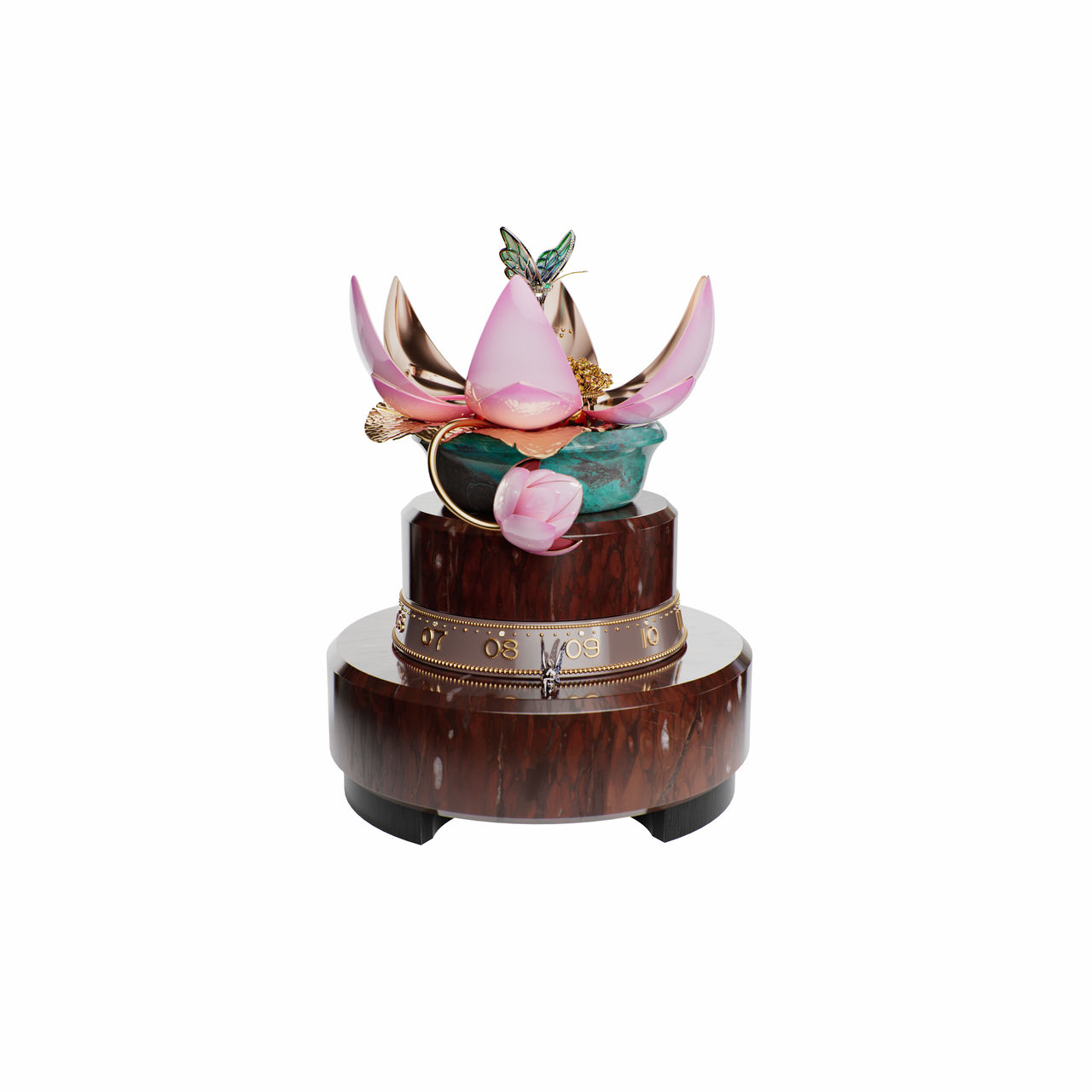 Floraison du Nénuphar automaton