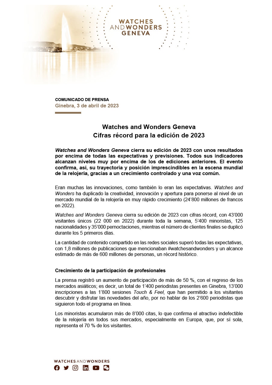 03.04.2023 - Cifras récord para la edición de 2023