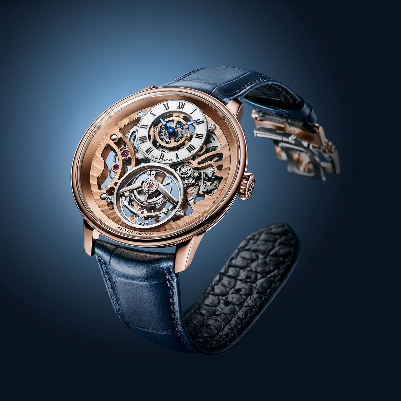 Ultrathin Tourbillon Skeleton Red Gold