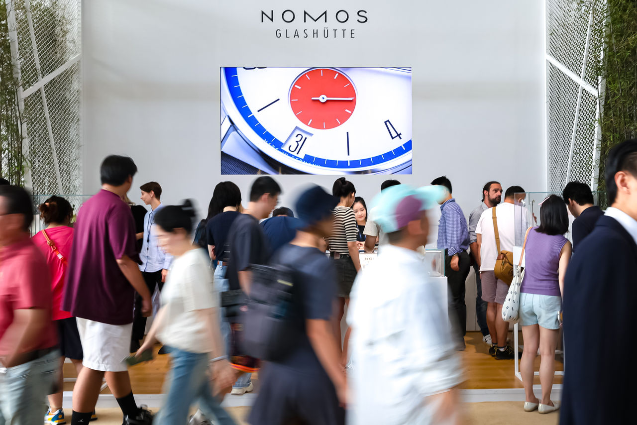 NOMOS Glashütte Booth